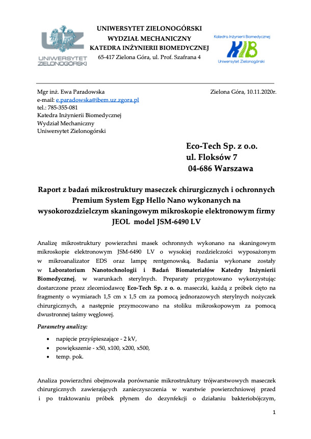 Badanie, które potwierdza działanie przeciwbakteryjne Hello Nano - WikiLim Badanie, które potwierdza działanie przeciwbakteryjne Hello Nano - WikiLim